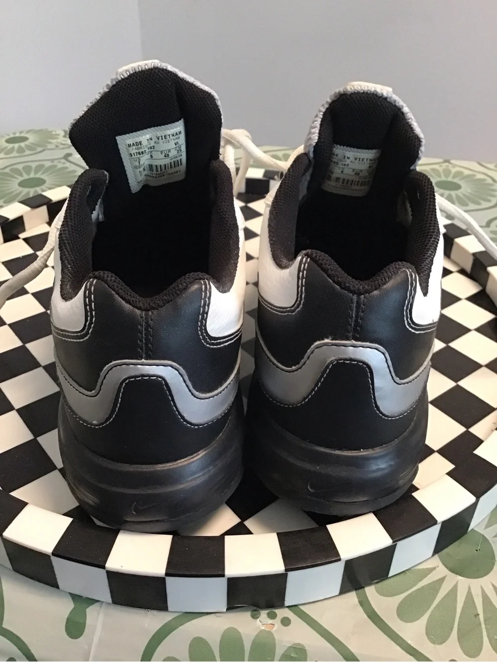 Nike DuraSport Power Channel Tac Golf Shoes Men’s 7 white black soft spikes